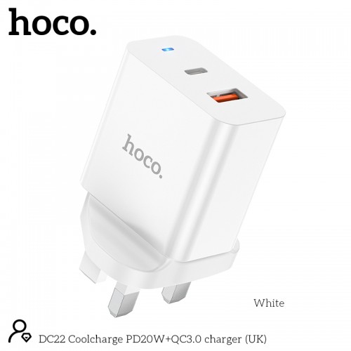 DC22 Coolcharge PD20W+QC3.0 Charger